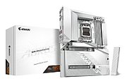 Placa de Baza GIGABYTE B850 AORUS STEALTH ICE AM5, 4x DDR5, 1x HDMI 1x PCIE 5.0 x16 1x PCIE 4.0 x16, 2x M.2, 2x SATA 6GB/s, ATX