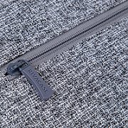 RIVACASE Anvik 13.3  Laptop sleeve  light grey  with handle  waterproof material  plush interior  back pocket for smartphone  business cards  accessories