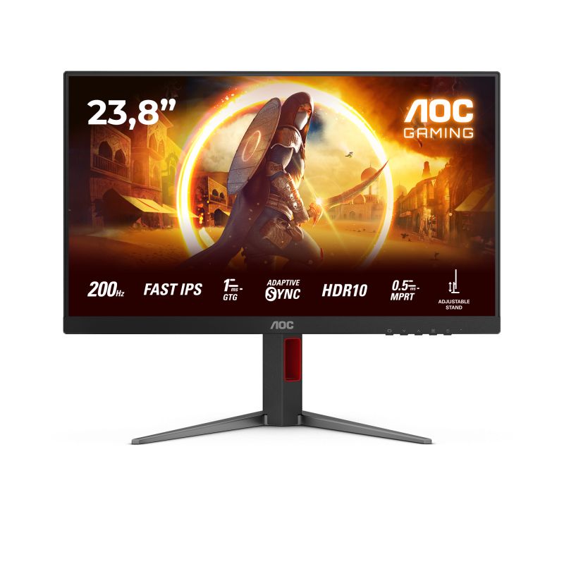 AOC G4 24G4HA computer monitor 60.5 cm (23.8 ) 1920 x 1080 pixels Full HD LED Black  Red