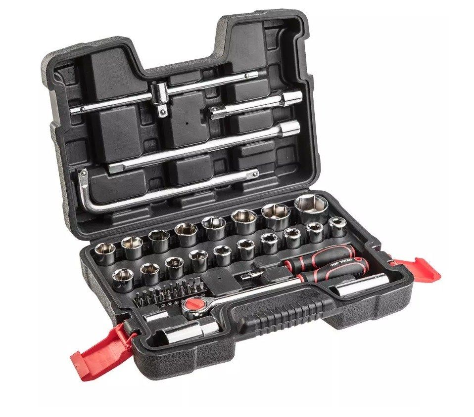 Top Tools socket wrenches 1/4   1/2  set of 47 pieces