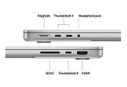 Laptop Apple MacBook Pro MW2W3RO/A, 14.2 inch 3024 x 1964, Apple M4 10-Core (10 C / 10 T), 16 GB RAM, 512 GB SSD, Apple 10-Core GPU, Mac OS, Silver