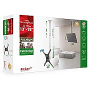 Suport tavan LCD/Plasma plat/curbat Barkan, 4500L,13-86 , 3 miscari: Telescopic, Swivel, Tilt, VESA & Non VESA, max. 400x400mm, max. 56Kg, negru