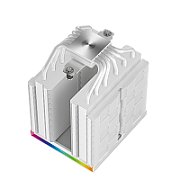 Cooler Procesor DEEPCOOL AK620 DIGITAL PRO ALB, marime heatsink 127x110x157mm, 2 ventilatoare, viteza ventilatoare 500-1750 RPM +/- 10%, Airflow: 60.89 CFM,  Suport AMD: AM4/AM5, suport INTEL: LGA 1851/1700/1200/1151/1150/1155/2011-v3/2011/2066, nivel de zgomot: 28 dBA