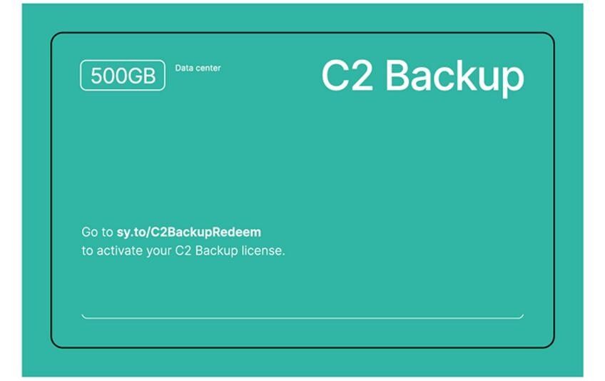 Synology C2 Backup 500 GB 1 year