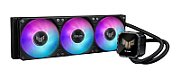 Cooler Procesor ASUS TUF GAMING LC III 360 ARGB LCD, marime radiator 397mm, 3x120mm, viteza ventilatoare 650-2600 RPM +/- 10%, Suport AMD: AM5 AM4, suport INTEL: LGA 1851/1700/1200