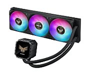 Cooler Procesor ASUS TUF GAMING LC III 360 ARGB LCD, marime radiator 397mm, 3x120mm, viteza ventilatoare 650-2600 RPM +/- 10%, Suport AMD: AM5 AM4, suport INTEL: LGA 1851/1700/1200