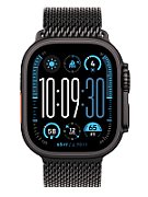 Apple Watch Ultra 2 GPS + Cellular 49mm Black Titanium Case with Black Titanium Milanese Loop - S