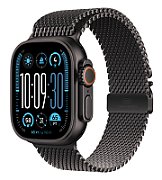 Apple Watch Ultra 2 GPS + Cellular 49mm Black Titanium Case with Black Titanium Milanese Loop - S
