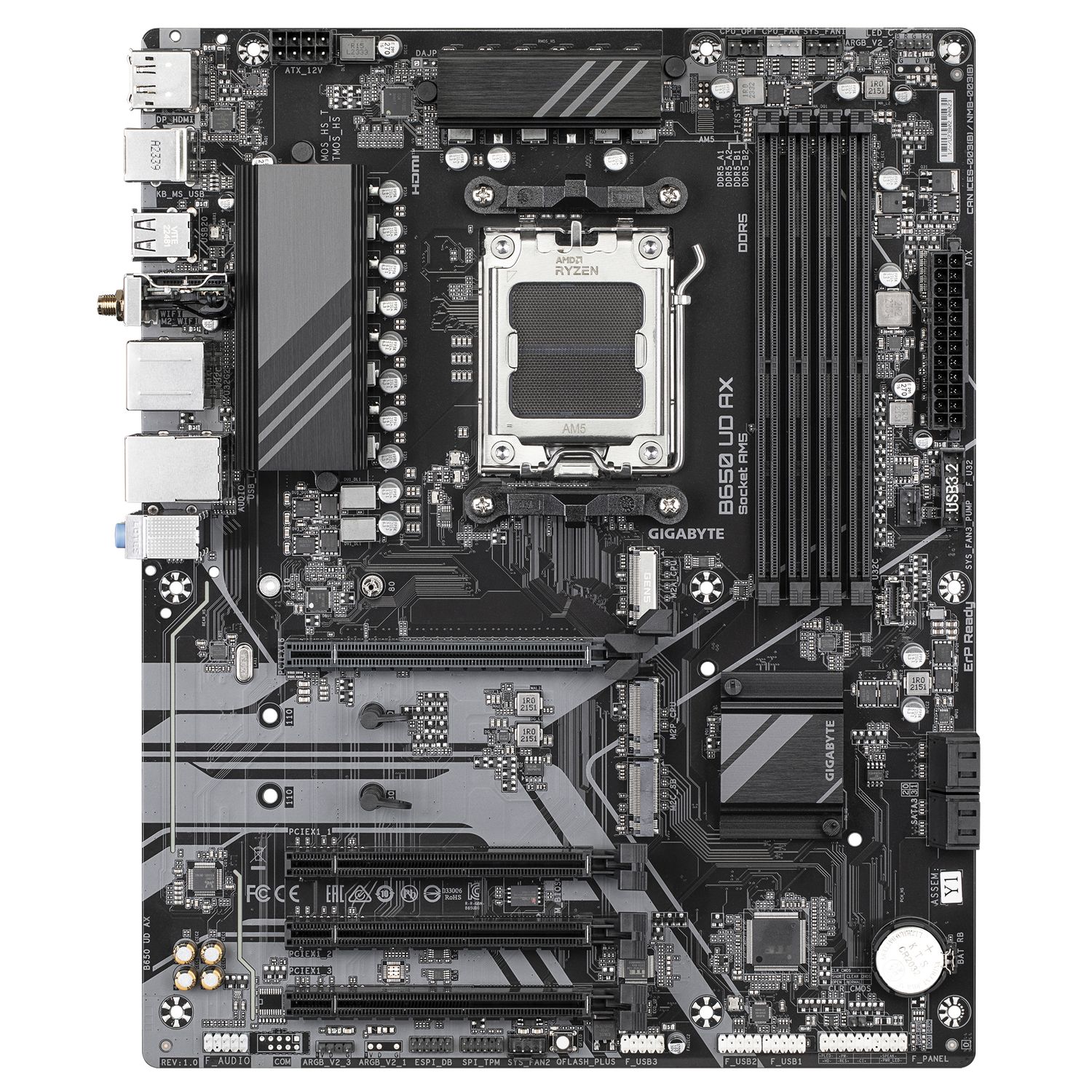 B650 UD AX, AM5, DDR5, ATX, Negru