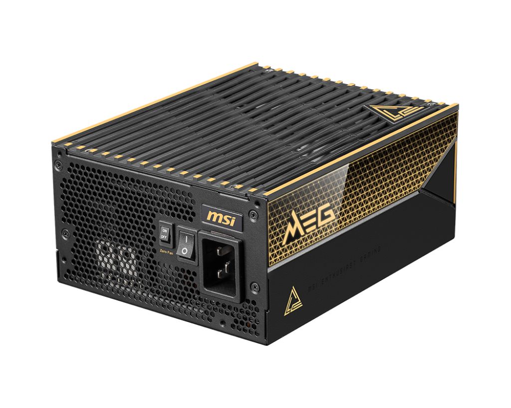MEG Ai1600T PCIE5, 1600 W, ATX, 80+ Gold, PCIe 5.1, Full Modulara, Negru
