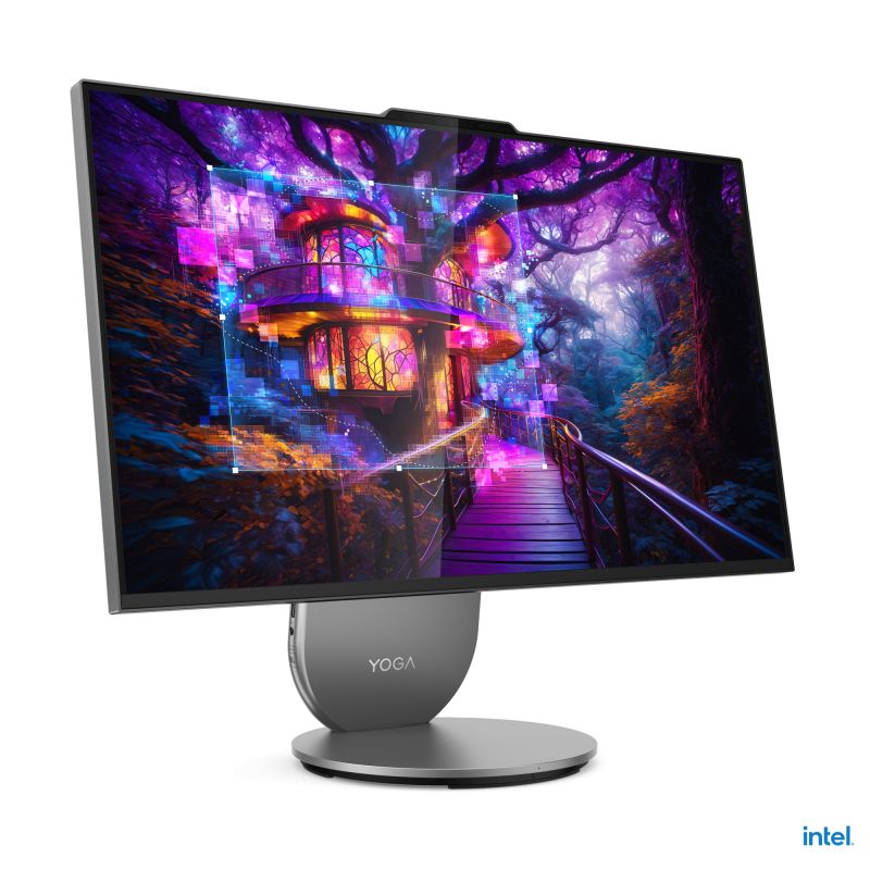 All-In-One Lenovo Yoga AIO 27IAH10 F0J2003LRI, 27 inch 2560 x 1440, Intel 125H (14 C / 18 T, 1.2 GHz - 4.5 GHz, 18 MB cache), 16 GB RAM, 512 GB SSD, Intel UHD Graphics, Windows 11 Home