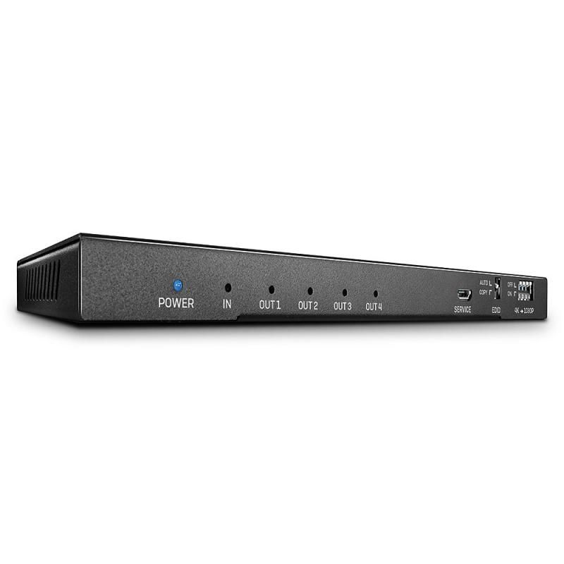 Switch Lindy 4 porturi HDMI 18G, latime de banda suportata 18Gbps, rezoltuie maxima 4096x2160@60Hz 4:4:4 8bit, negru