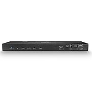 Switch Lindy 4 porturi HDMI 18G, latime de banda suportata 18Gbps, rezoltuie maxima 4096x2160@60Hz 4:4:4 8bit, negru