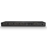 Switch Lindy 4 porturi HDMI 18G, latime de banda suportata 18Gbps, rezoltuie maxima 4096x2160@60Hz 4:4:4 8bit, negru