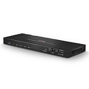 Switch Lindy 4 porturi HDMI 18G, latime de banda suportata 18Gbps, rezoltuie maxima 4096x2160@60Hz 4:4:4 8bit, negru
