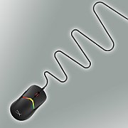 Mouse cu fir HP Hyperx Pulsefire Saga Pro, rezolutie 26000 dpi, 6 butoane, HyperX 26K Sensor, Iluminare RGB, baterie 450mAh Li-ion, negru