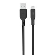 Dviced Cable USB-A to Lightning silicone 1,25m - Black