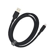 Dviced Cable USB-A to Lightning silicone 1,25m - Black