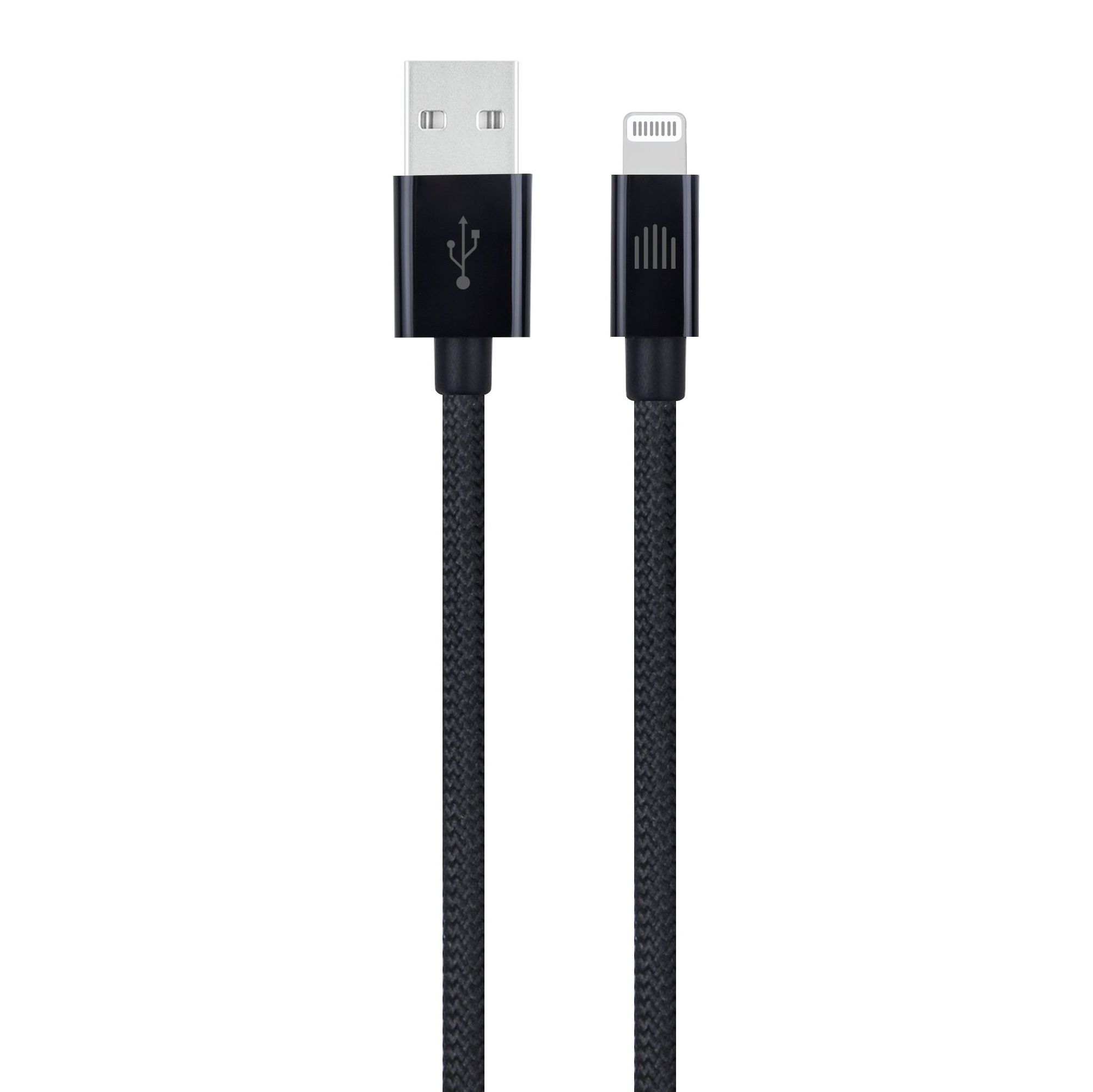 Dviced Cable USB-A to Lightning Nylon Textile 1,25m - Black