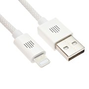 Dviced Cable USB-A to Lightning Nylon Textile 1,25m - White