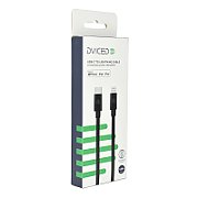 Dviced Cable USB-C to Lightning Nylon Textile 1,25m - Black