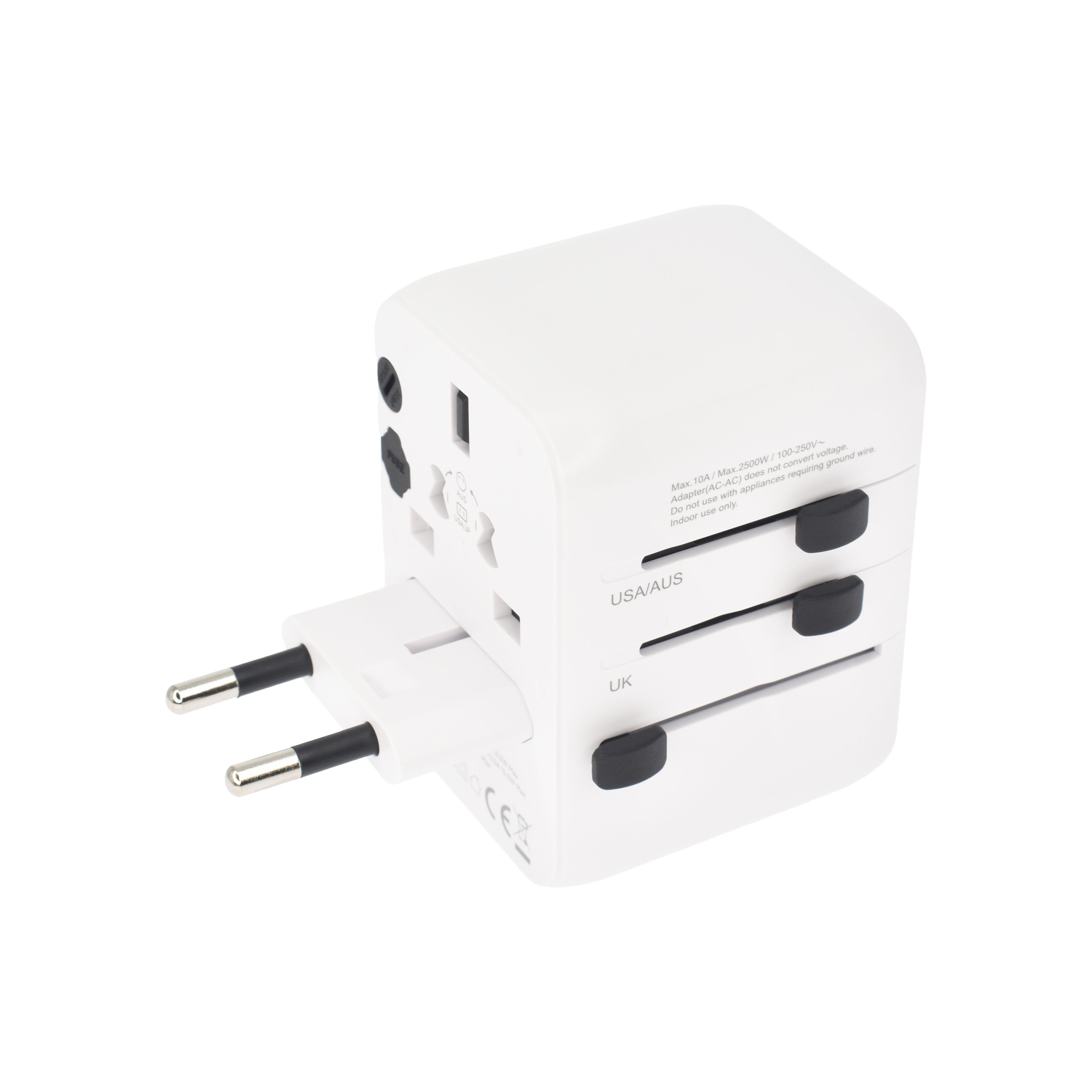 Dviced Universal travel adapter 28W - White