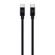 Dviced Cable USB-C to USB-C Nylon Textile 1,25m - Black