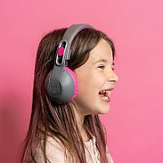JLAB JBuddies Studio 2 Kids Wireless Headphones - Gray/Pink