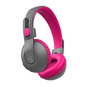 JLAB JBuddies Studio 2 Kids Wireless Headphones - Gray/Pink
