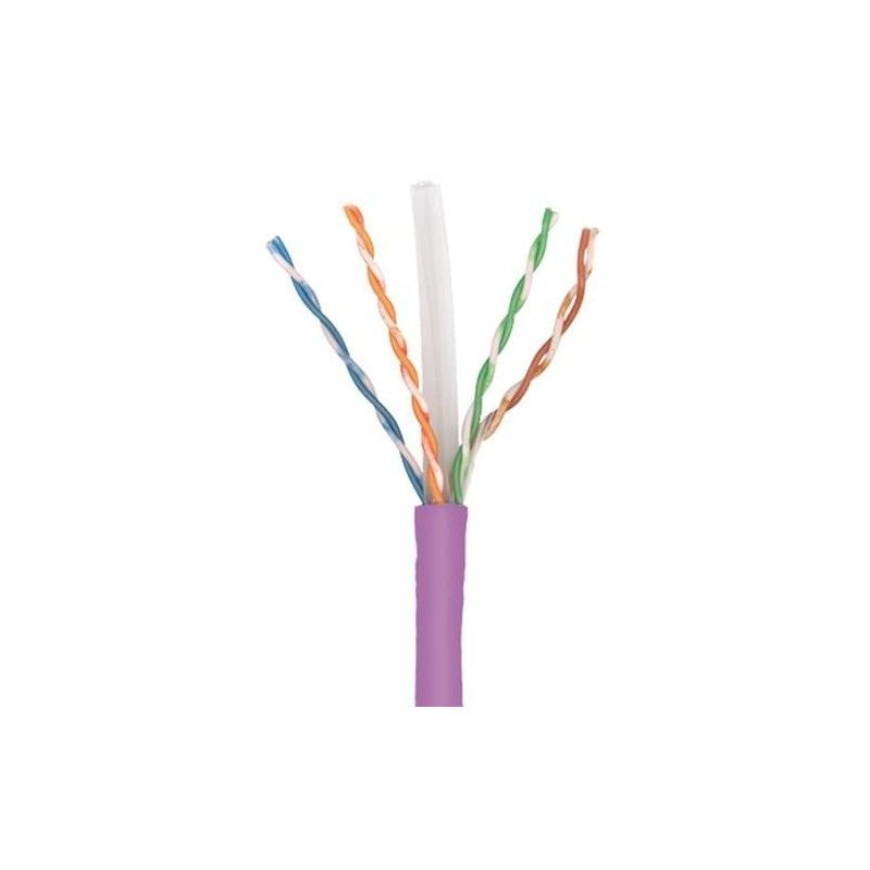 Cablu U/UTP cat.6, manta LSZH, Euroclass Dca-s2,d2,a1 - 500m/tambur, Violet - Molex