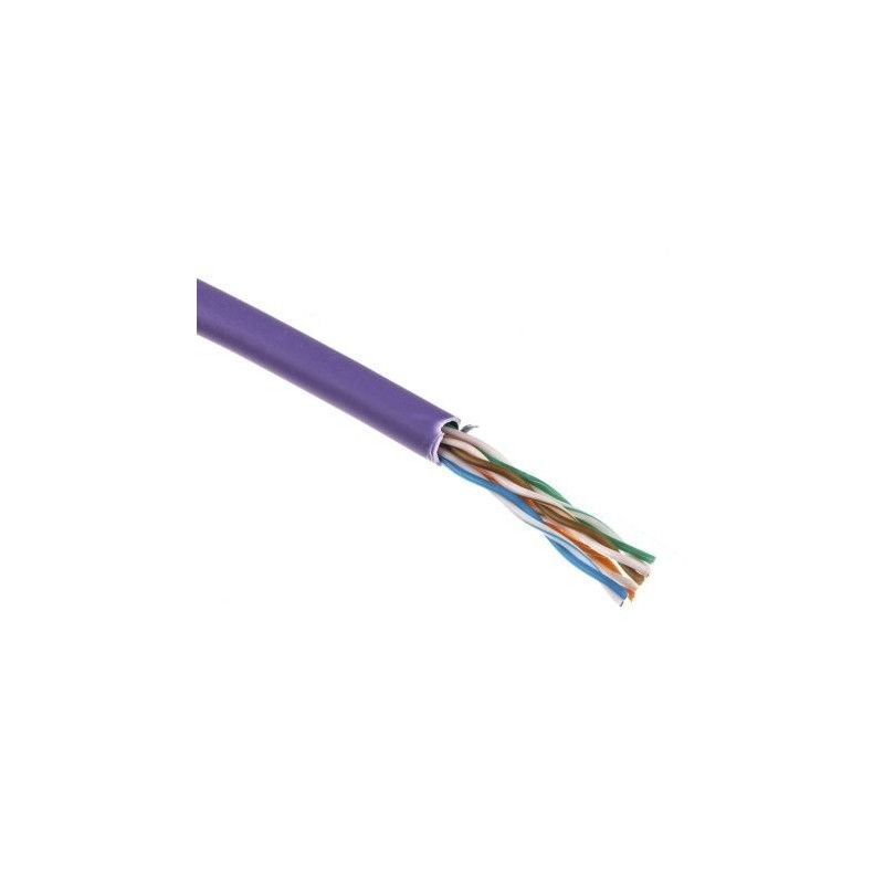 Cablu U/UTP cat.5e, manta LSZH, Euroclass Dca-s1,d1,a1 - 305m/cutie, violet - Molex