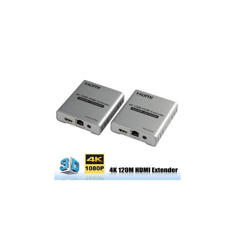 Kit Extender HDMI, pana la 120m, prin cablu Cat5e/Cat6, PremiumCord, khext120-5