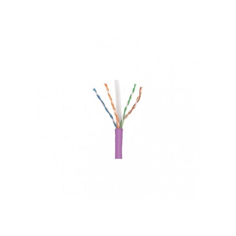 Cablu U/UTP cat.6, manta LSZH, Euroclass Cca-s1a,d1,a1 - 305m/tambur, Violet - Molex