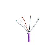 Cablu U/FTP cat.6A, manta LS0H, Euroclass Cca-s1a, d0, a1 - 305m/rola, Violet - Molex