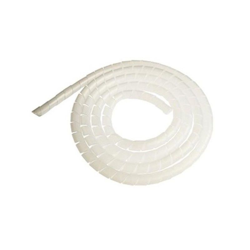 Organizator spiralat cabluri 11 - 70mm, alb , (25m) -ELEMATIC