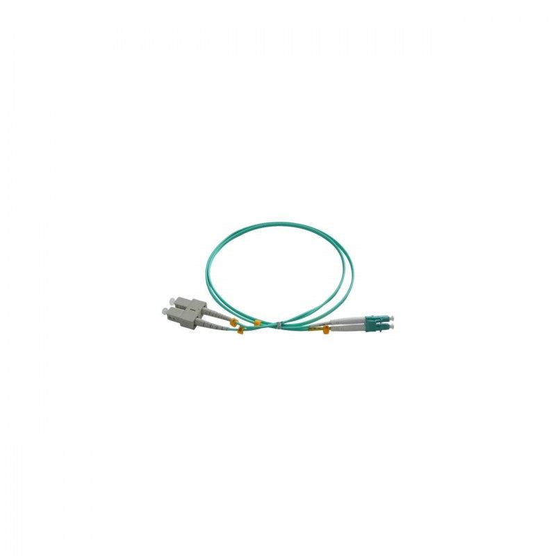 Patchcord FO SC/PC-LC/PC, MM OM3 50/125, manta LSZH 3.0mm, duplex 15m – EMTEX