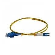 Patchcord FO SC/PC-LC/PC, SM OS2 9/125, manta LSZH 3.0mm, duplex 30m - Emtex