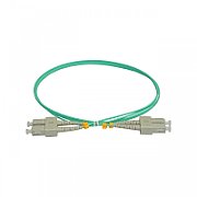 Patchcord FO SC/PC-SC/PC, MM OM3 50/125, manta LSZH 3.0mm, duplex 20m - Emtex