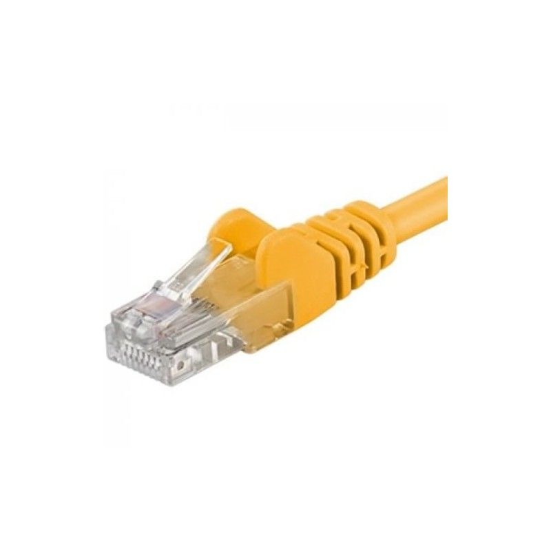 Patchcord UTP RJ45-RJ45 Cat.5e 0.5m, galben