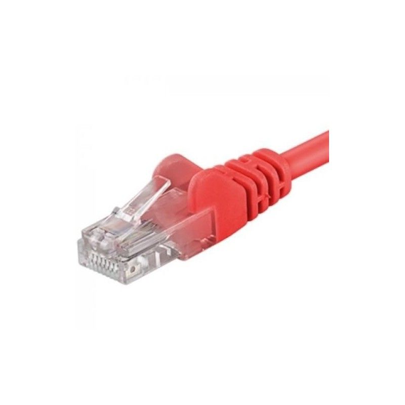Patchcord UTP RJ45-RJ45 Cat.5e 0.5m, rosu