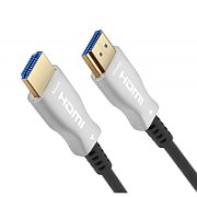 Cablu HDMI - HDMI 2.0b, Active Optical (AOC) HDMI fiber 4K@60Hz, 18 Gbps, aurit, 50m