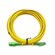 Patchcord FO E2000/APC-E2000/APC, SM OS2 9/125, manta LSZH 3.0mm, duplex 5m - Emtex