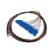 Set 12 buc pigtail FO LC/PC, MM OM4, 50/125, 0,9mm manta  LSZH, 1.5m colorate - EMTEX