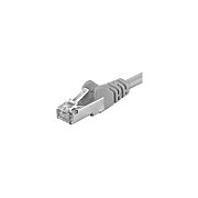 Patchcord STP RJ45-RJ45 Cat.6, LSZH, 24AWG, 0,5m, gri - EMTEX