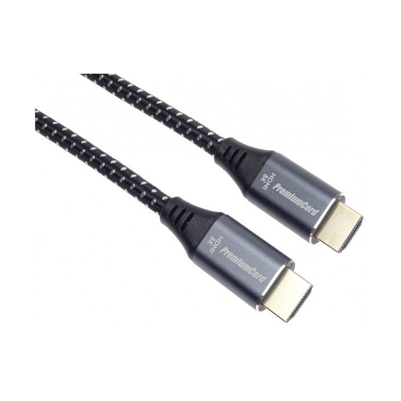 Cablu HDMI, Ultra High Speed, 8K@60Hz, V2.1, conectori auriti metalici din aluminiu, 2m, PremiumCord