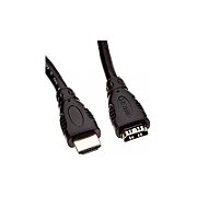 Cablu extensie HDMI, tata - mama, 4K@30Hz, conectori auriti, 10m, PremiumCord