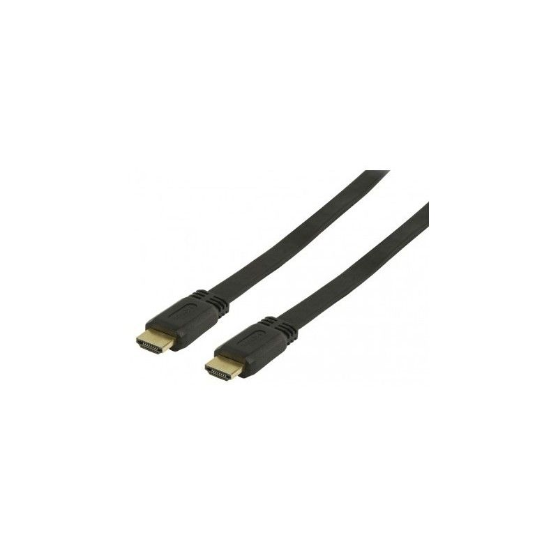 Cablu HDMI plat, 4K, V1.4, conectori auriti, 1.5m, PremiumCord