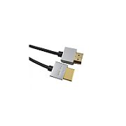 Cablu HDMI plat, Slim, High Speed Ethernet, V2.0, 4K@60hz, conectori auriti, 1m, PremiumCord