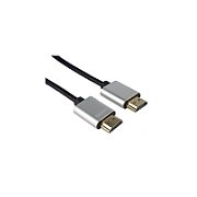 Cablu HDMI plat, Slim, High Speed Ethernet, V2.0, 4K@60hz, conectori auriti, 3m, PremiumCord