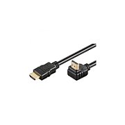 Cablu HDMI, conector 90 grade, 4K@30Hz, V1.4, conectori auriti, 5m, PremiumCord